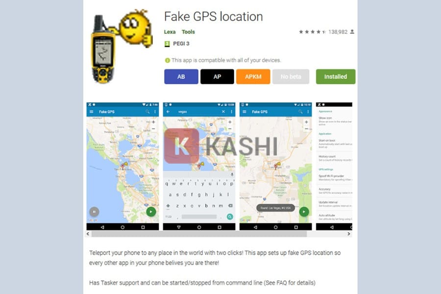 Tải ứng dụng Fake GPS Location về điện thoại của bạn