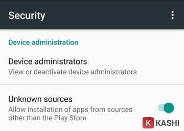 Cho phép cài đặt ứng dụng từ nguồn không xác định trên Android