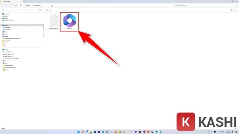 Chạy file Setup